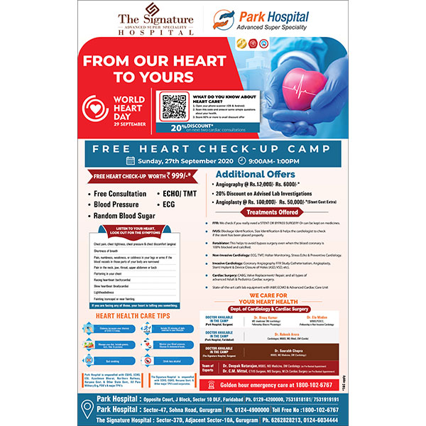 Free Heart Check-up Camp