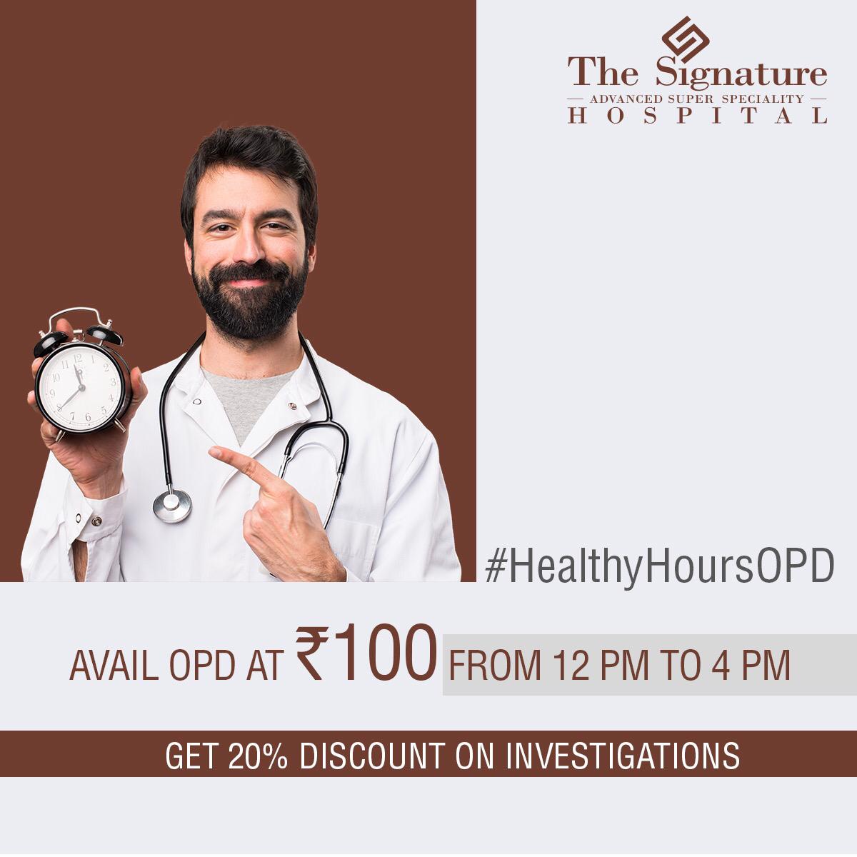 Healthy Hours at Signature Hospital!